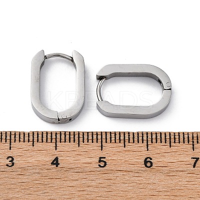 Tarnish Resistant 304 Stainless Steel Huggie Hoop Earrings LS-STAS-H156-11A-P-1