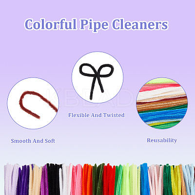 20 Colors DIY Plush Sticks FIND-WH20019-101E-1
