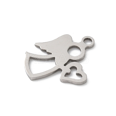 201 Stainless Steel Pendants STAS-S157-01D-P-1