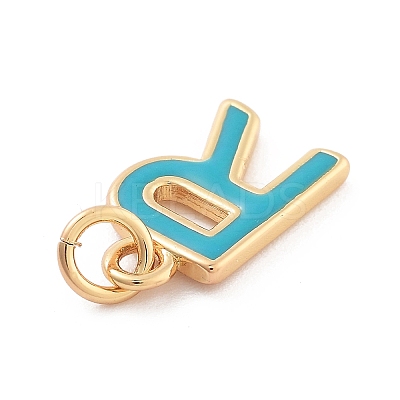 Rack Plating Brass Pendants KK-C065-03R-G-1