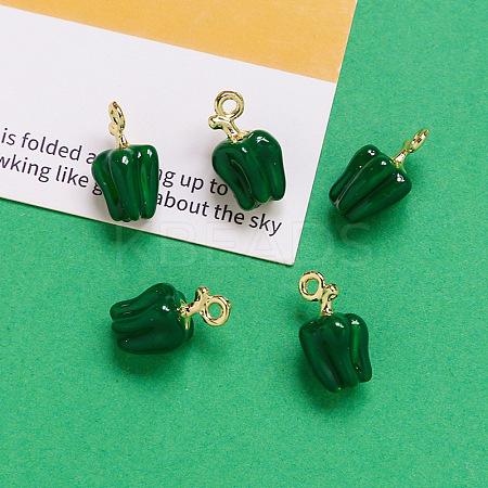 Alloy Enamel Pendants X-INS-PW0002-09B-1