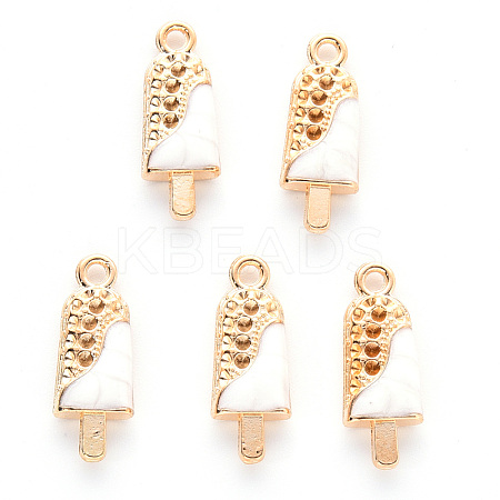Alloy Enamel Pendants ENAM-R059-05C-RS-1