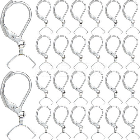 60Pcs 304 Stainless Steel Leverback Earring Findings STAS-SP0001-21P-1