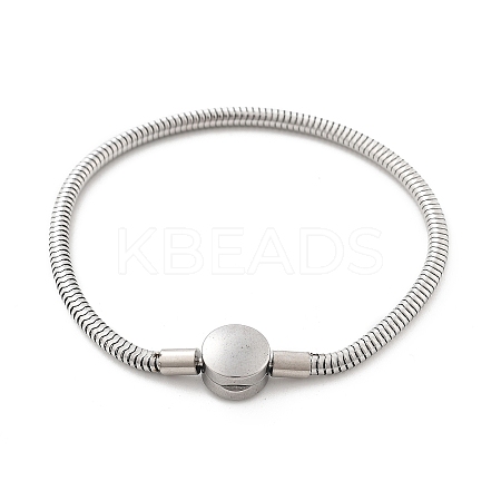 304 Stainless Steel Bracelets BJEW-M079-01P-04-1