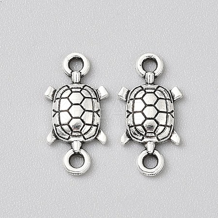 Tibetan Style Zinc Alloy Connector Charms FIND-WH0126-564C-1