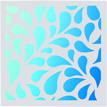 5 Sheets Geometric PET Hollow Out Drawing Painting Stencils DIY-GF0009-79-1