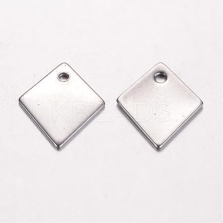 Tarnish Resistant 201 Stainless Steel Pendants STAS-D438-24-1