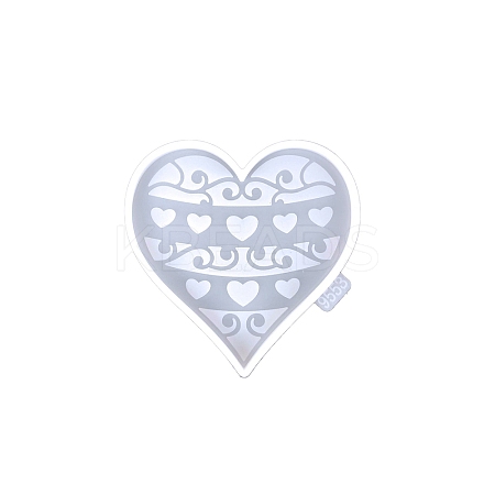 Valentine's Day DIY Heart Cup Mat Silicone Molds PW-WG26162-03-1