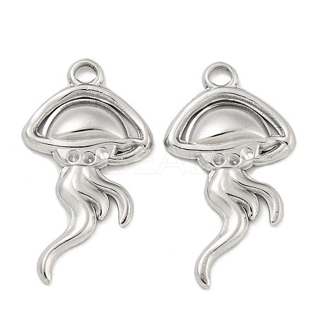 Non-Tarnish 304 Stainless Steel Pendant Rhinestone Settings STAS-K253-10P-1
