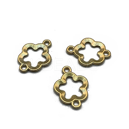 Alloy Flower Connector Charms PW-WG91923-02-1