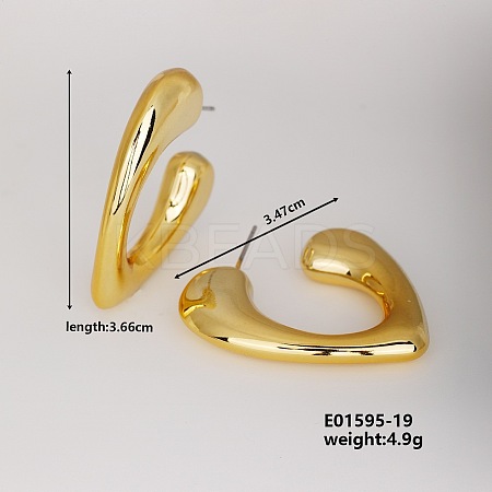 Fashionable Cute Geometric Shape Earrings for Hot Personalized Matching WX1077-15-1