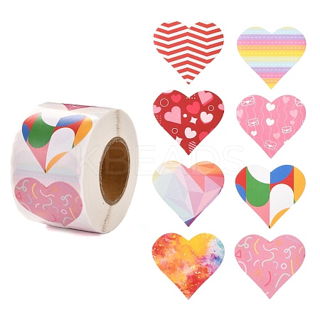 Valentine's Day Theme Paper Gift Tag Stickers LS-DIY-C007-01D-1