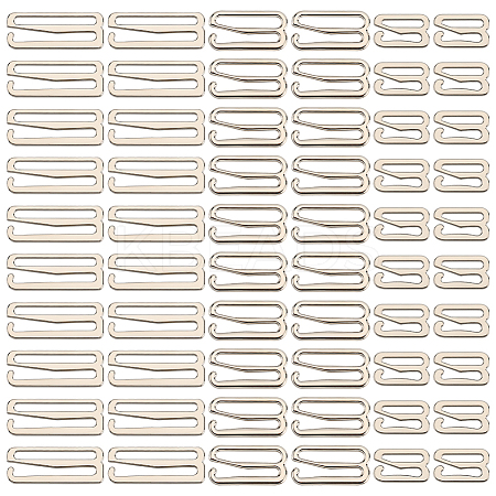 60Pcs 3 Style Number 9 Shaped Alloy Bra Strap Hooks for Sewing DIY-GF0009-30P-1