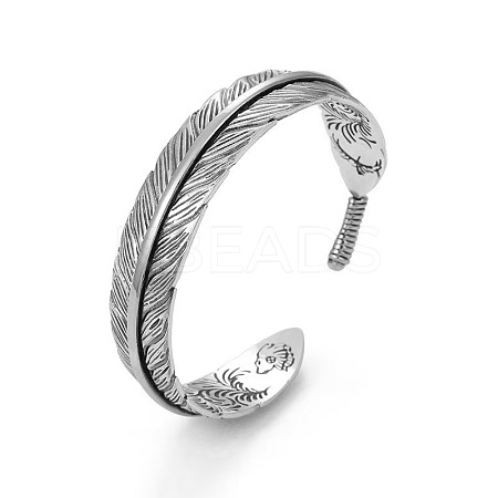Engraved Alloy Cuff Bangles for Men FS-WGC5C99-02-1