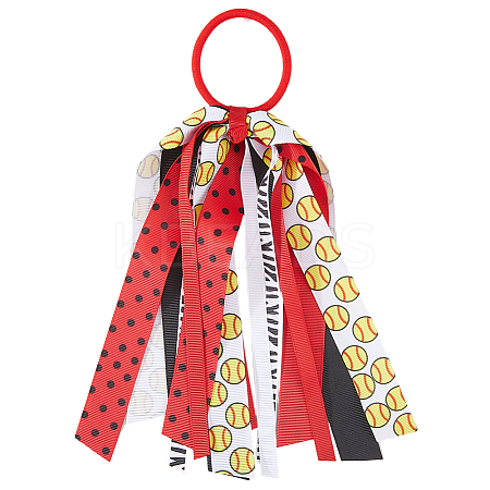 Sports Themes Polyester Elastic Ties Hair Accessories OHAR-WH20011-12A-1
