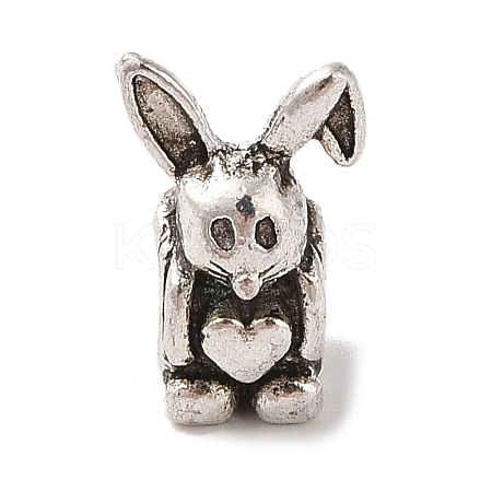 Tibetan Style Alloy European Beads TIBE-Q090-72AS-1