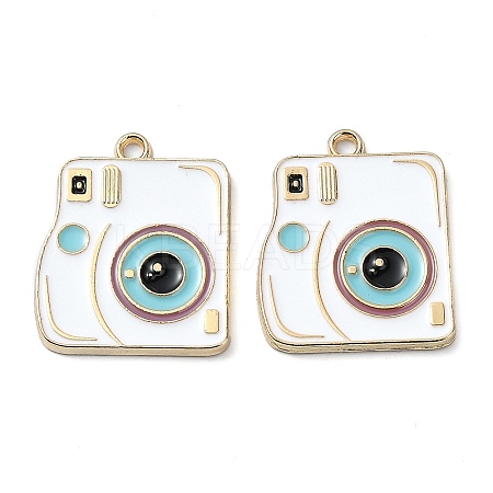 Rack Plating Alloy Enamel Pendants LS-PALLOY-F308-10G-01-1