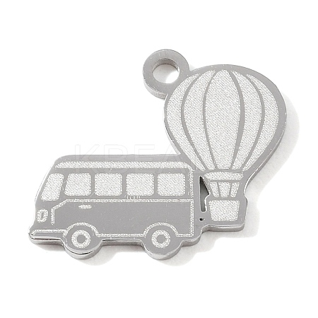 304 Stainless Steel Pendants SA-CBAE30B-03D-P-1