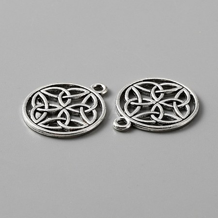 Tibetan Style Alloy Charms FIND-CJC0006-41AS-1