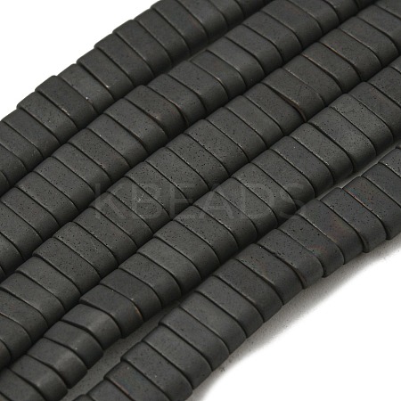 Electroplated Non-magnetic Synthetic Hematite Beads Strands G-C106-B01-14A-1