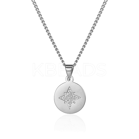 Star Pendant Necklaces with Rhinestone VN7777-2-1