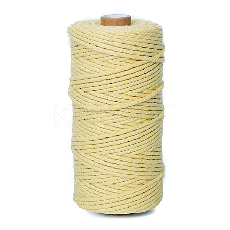 100M Round Cotton Braided Cord PW-WG54274-38-1
