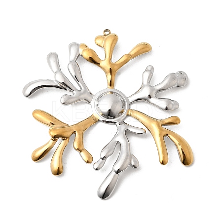 Two Tone 304 Stainless Steel Big Pendants LS-STAS-B120-01GP-01-1