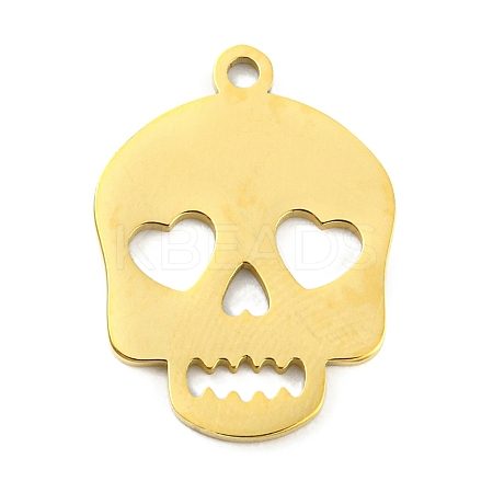 304 Stainless Steel Pendants STAS-Q255-04G-1
