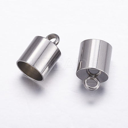 Tarnish Resistant 304 Stainless Steel Cord Ends STAS-P161-06-8mm-1