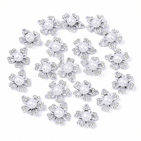 20Pcs Alloy Crystal Rhinestone Pendants FIND-YW0008-20P-1