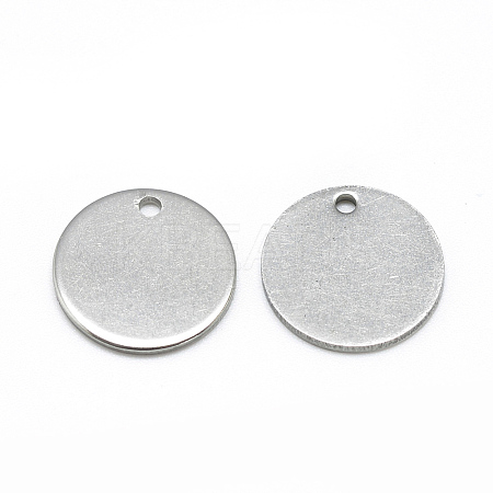 Tarnish Resistant 201 Stainless Steel Stamping Blank Tag Charms LS-STAS-Q213-02-15mm-1