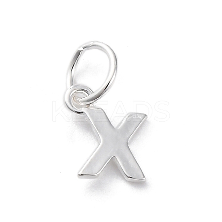925 Sterling Silver Letter Charms LS-STER-C012-01S-X-1