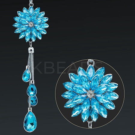 Glass Rhinestone Pendant Decoration PW-WG2084D-04-1