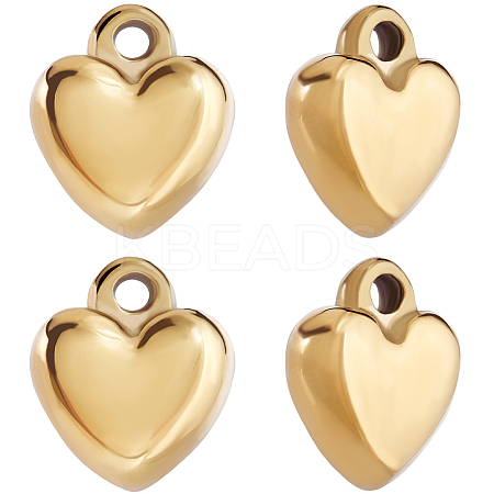 10Pcs 304 Stainless Steel Charms STAS-BBC0005-40-1