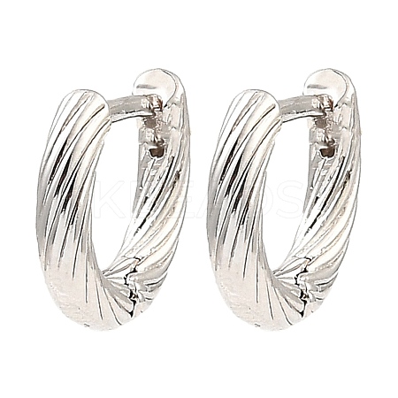 Brass Hoop Earrings EJEW-I289-04P-1