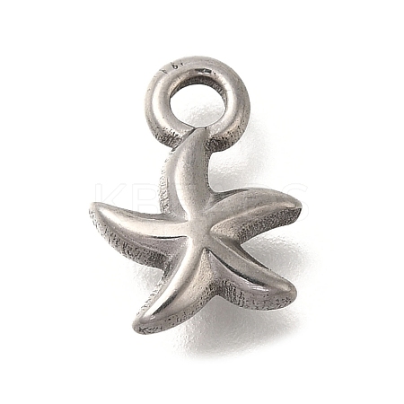 Anti-Tarnish 304 Stainless Steel Charms STAS-M075-18P-1