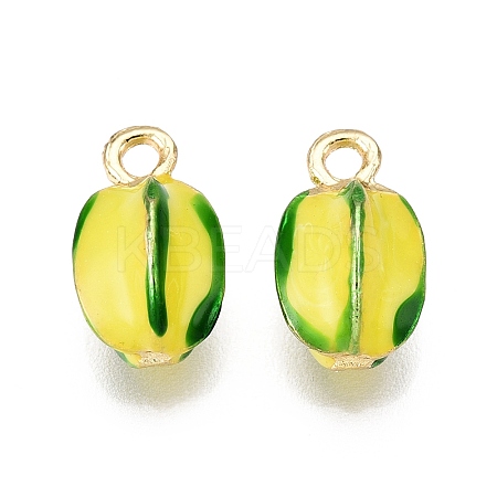 Alloy Enamel Charms ENAM-N056-404F-1