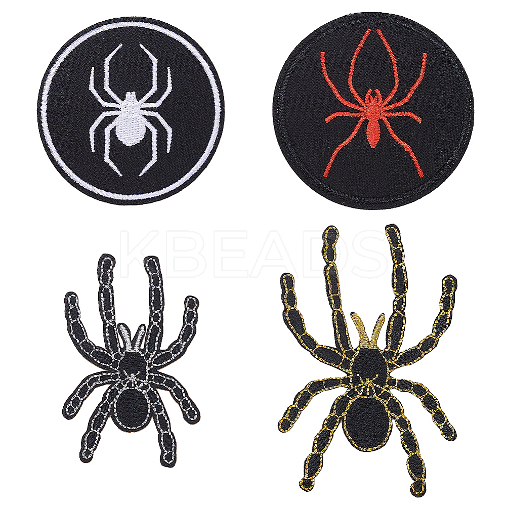 Wholesale WADORN 4Pcs 4 Styles Halloween Spider Pattern Polyester ...