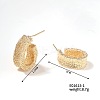 Geometric C-shaped Earrings FE7796-1-1
