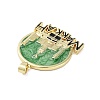 Rack Plating Brass Enamel Pendants KK-H474-21G-02-2