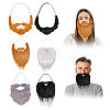 Fibre Beard for Masquerade Cosplay Costume Props Supplies DIY-WH0504-705-1