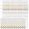 SOFPLATE 200Pcs 5 Color Brass Earring Hooks KK-SP0001-42-1