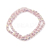 Transparent Electroplate Glass Beads Strands EGLA-I017-01-AB02-2