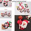Christmas Theme Snowman Shape Paper Candy Lollipops Cards CDIS-I003-01-5