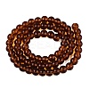 Transparent Glass Beads Strands GLAA-T032-T6mm-30-3