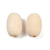 Wood European Beads WOOD-F017-04-1