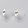 304 Stainless Steel Earring Settings STAS-O141-01S-1
