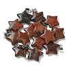 Natural Mahogany Obsidian Pendants G-B127-12P-01-1