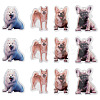 12Pcs 4 Styles Printed Acrylic Pendants OACR-TA0004-14B-2