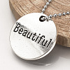 Tibetan Style Alloy Pendants TIBEP-Q078-16AS-RS-6